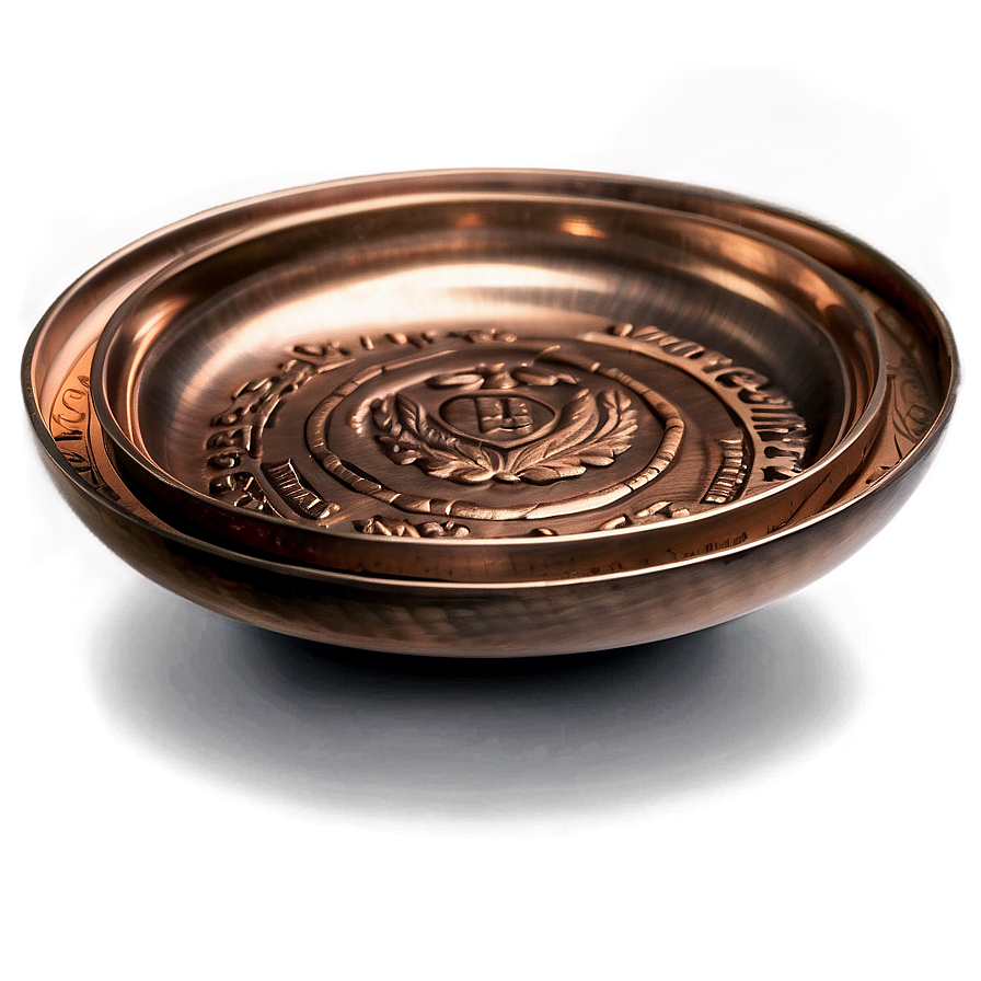 Copper Engraved Plate Png 06112024 PNG Image