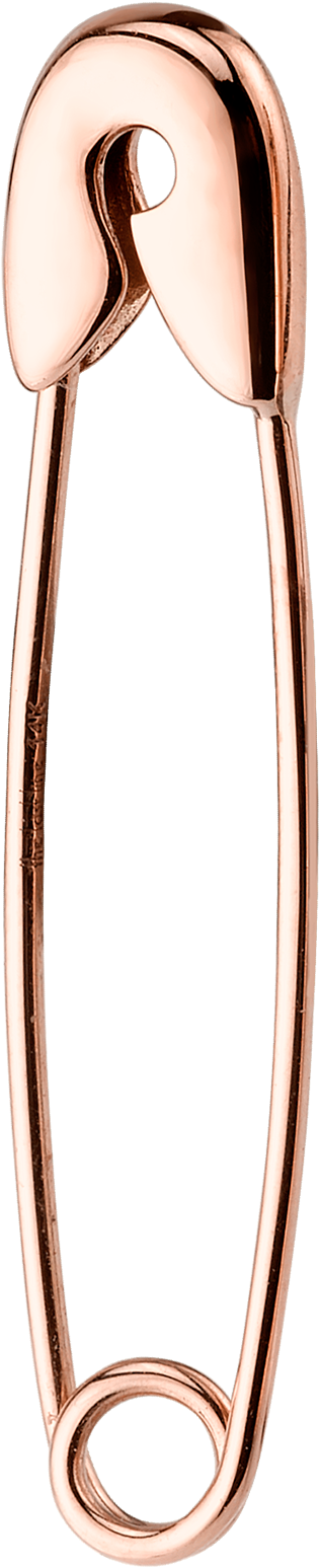 Copper Safety Pin PNG Image