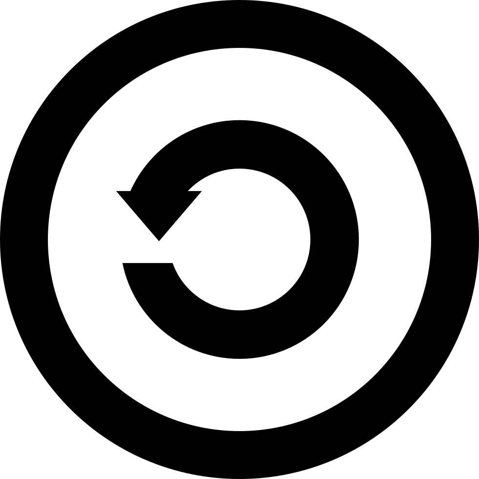 Copyright Symbol Blackon Transparent PNG Image