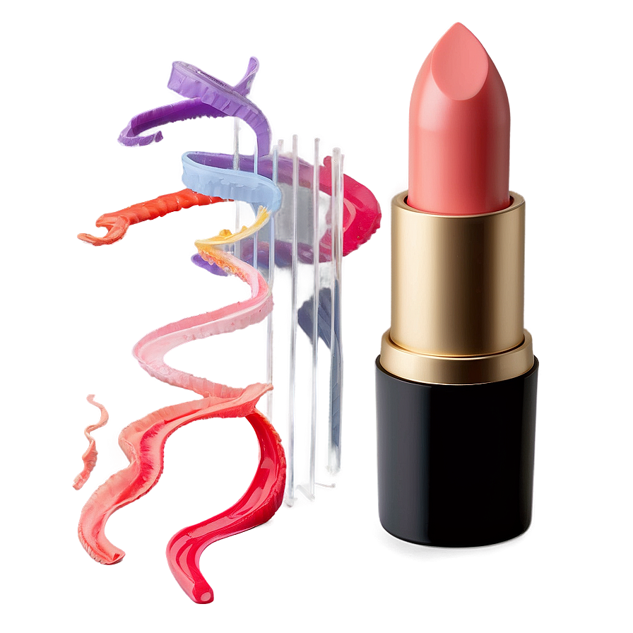 Coral Lipstick Swirl Png 05242024 PNG Image