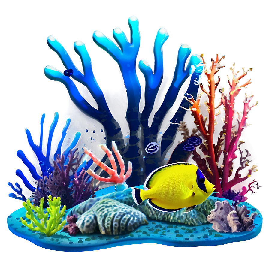 Coral Reef Ecosystem Png Dun58 PNG Image