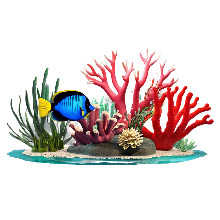 Coral Reef Scene Png 05242024 PNG Image