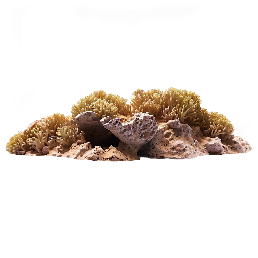 Coral Rocks Png Pie PNG Image