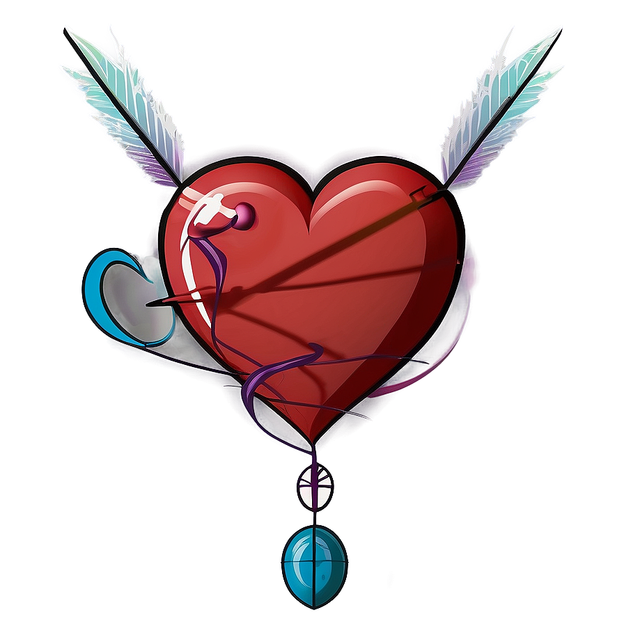 Corazon Arrow Tattoo Png 05232024 PNG Image