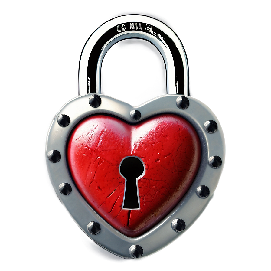 Corazon In A Lock Png 77 PNG Image