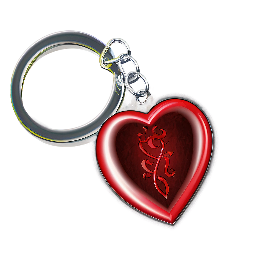 Corazon Keychain Design Png Cgx PNG Image