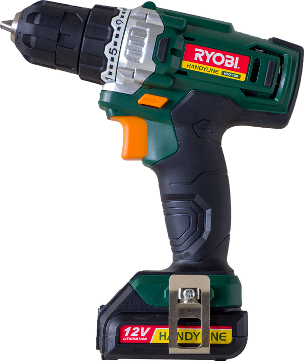 Cordless Handheld Power Drill PNG Image