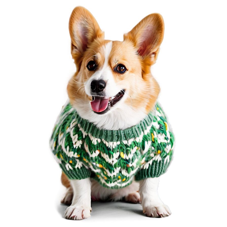 Corgi In Sweater Png Dxj56 PNG Image