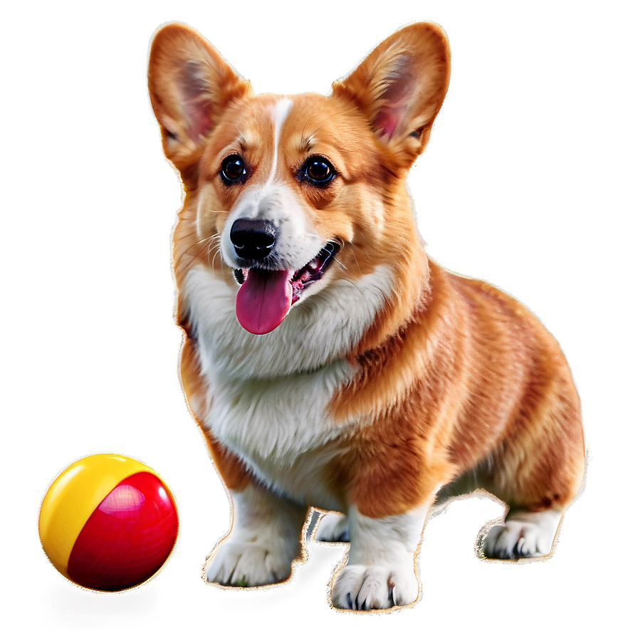 Corgi With Toy Png 35 PNG Image