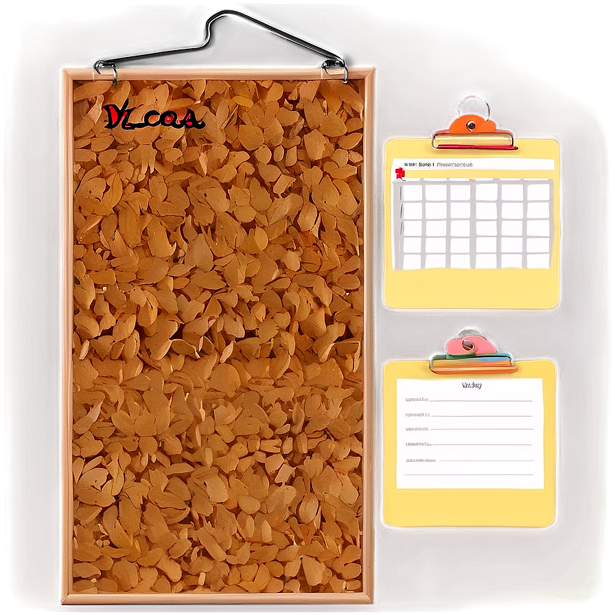 Cork Board Key Holder Combo Png Nku PNG Image