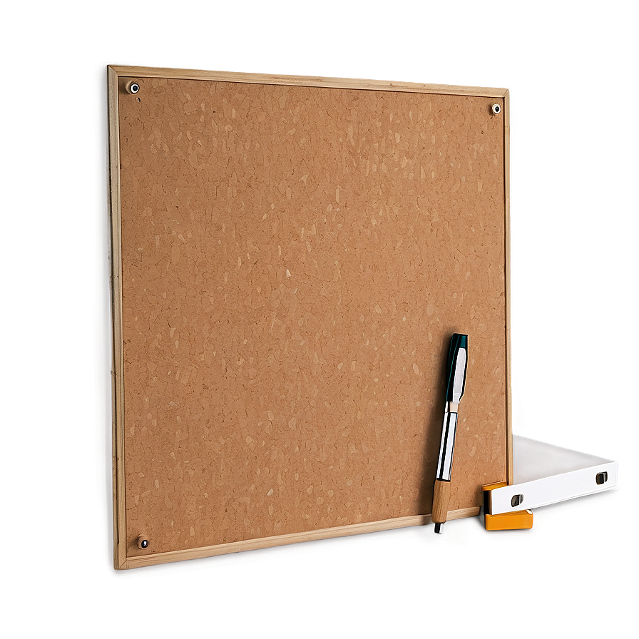 Cork Board Workspace Accessories Png Qvl PNG Image