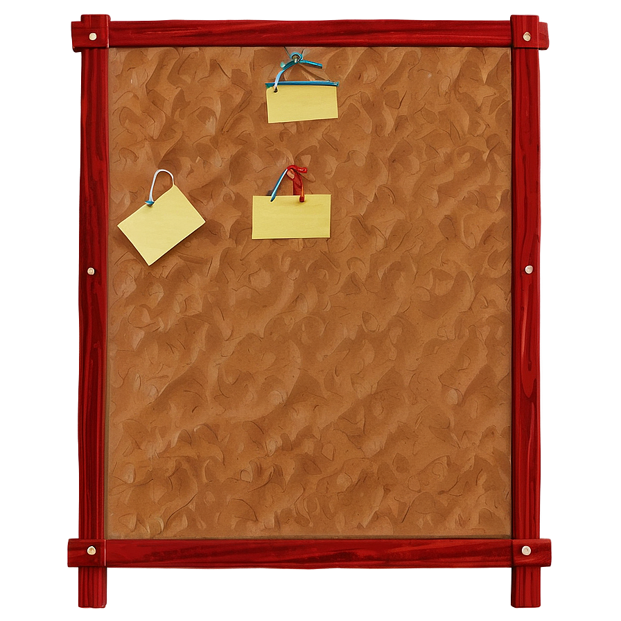 Corkboard Notice Board Png Ewu58 PNG Image