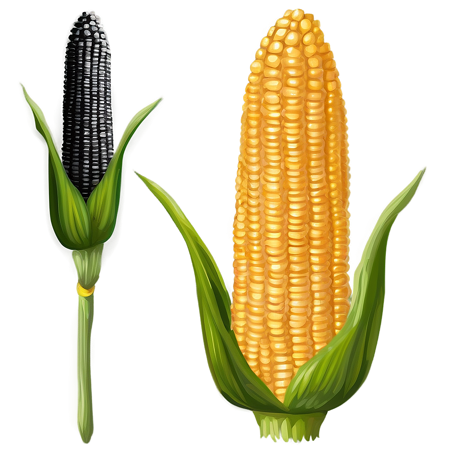 Corn Drawing Png Psv PNG Image