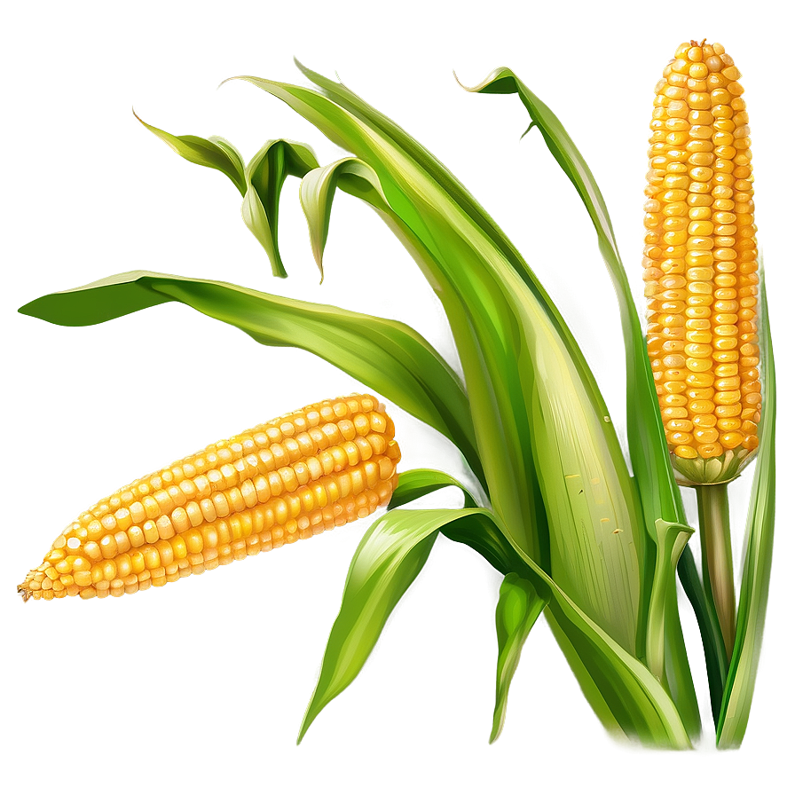 Corn Stalk Illustration Png 76 PNG Image