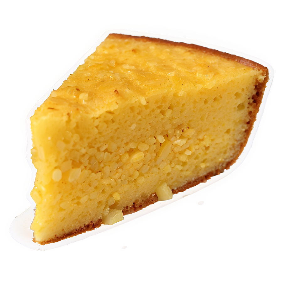 Cornbread Slice Png Caf24 PNG Image