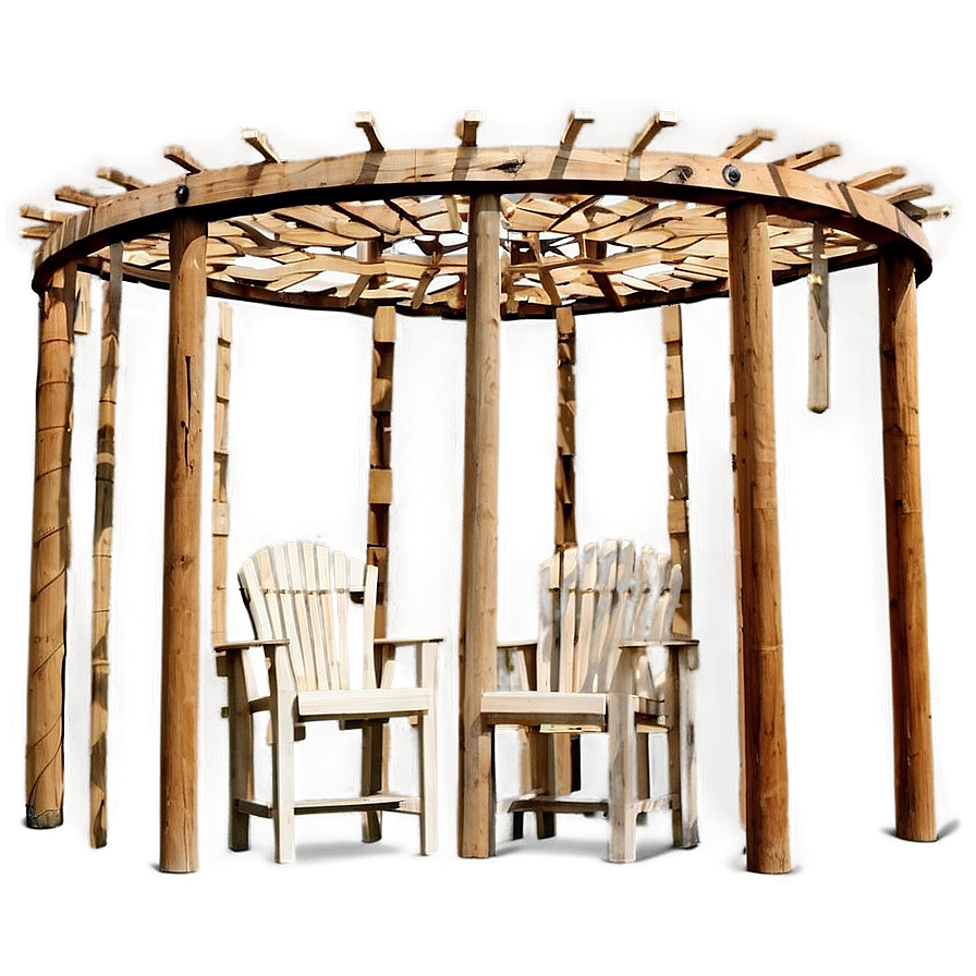 Corner Garden Pergola Png Box PNG Image