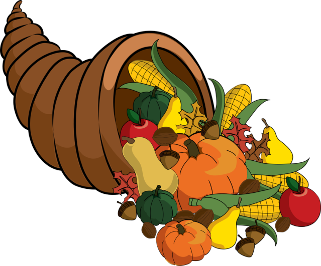 Cornucopiaof Thanksgiving Abundance.png PNG Image