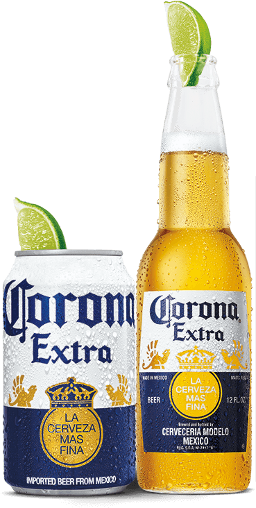 Corona Extra Beer Bottleand Can PNG Image