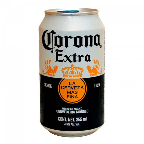 Corona Extra Beer Can PNG Image