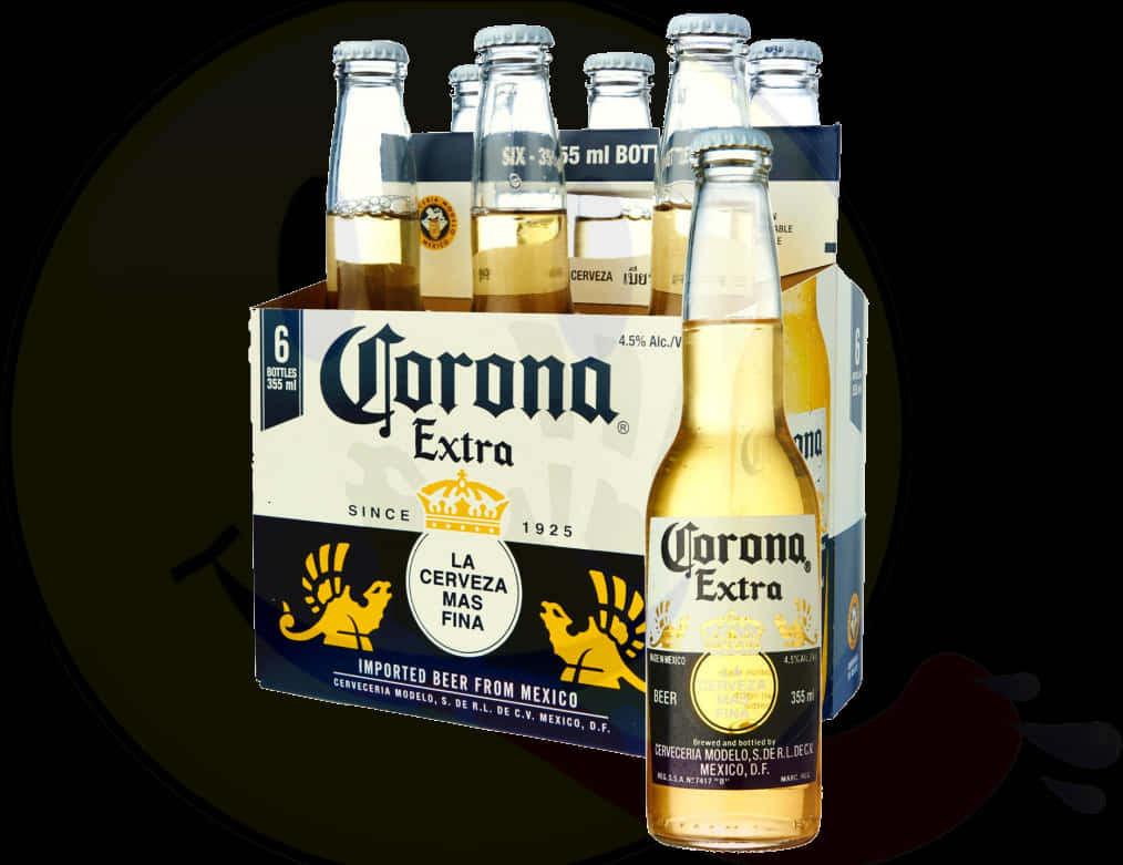 Corona Extra Beer Pack PNG Image