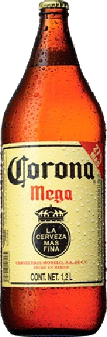 Corona Mega Beer Bottle1.2 L PNG Image