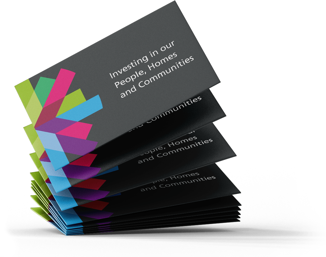 Corporate Investment Brochures Stack PNG Image