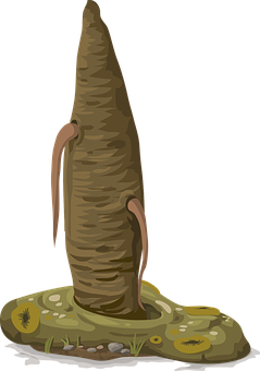 Corpse Flower Illustration PNG Image