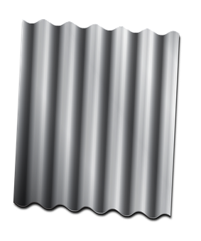 Corrugated Metal Sheet PNG Image