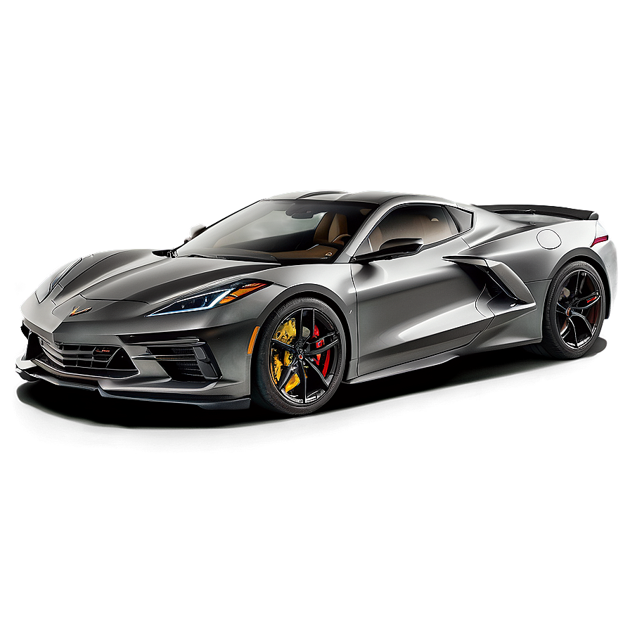 Corvette C8 In Action Png Qta50 PNG Image