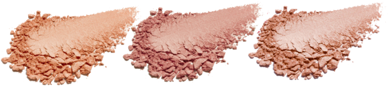 Cosmetic Highlighter Swatches PNG Image