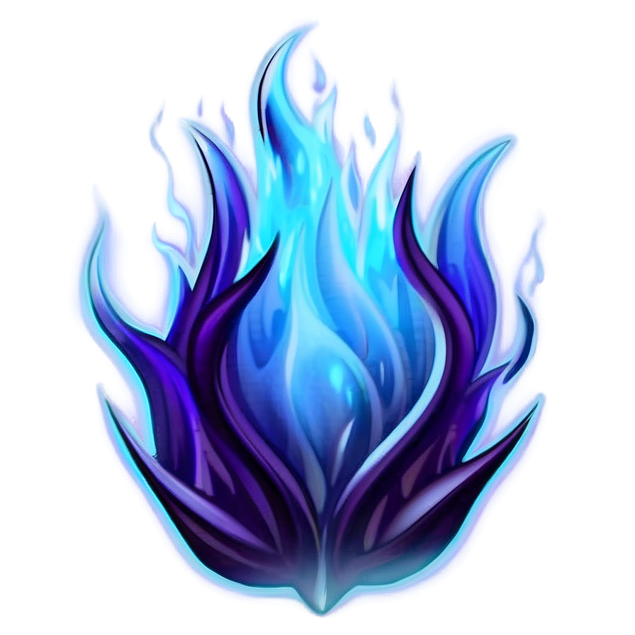 Cosmic Blue Flame Png Hxa14 PNG Image