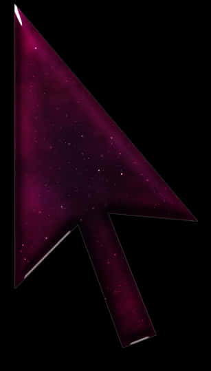 Cosmic Cursor Arrow PNG Image