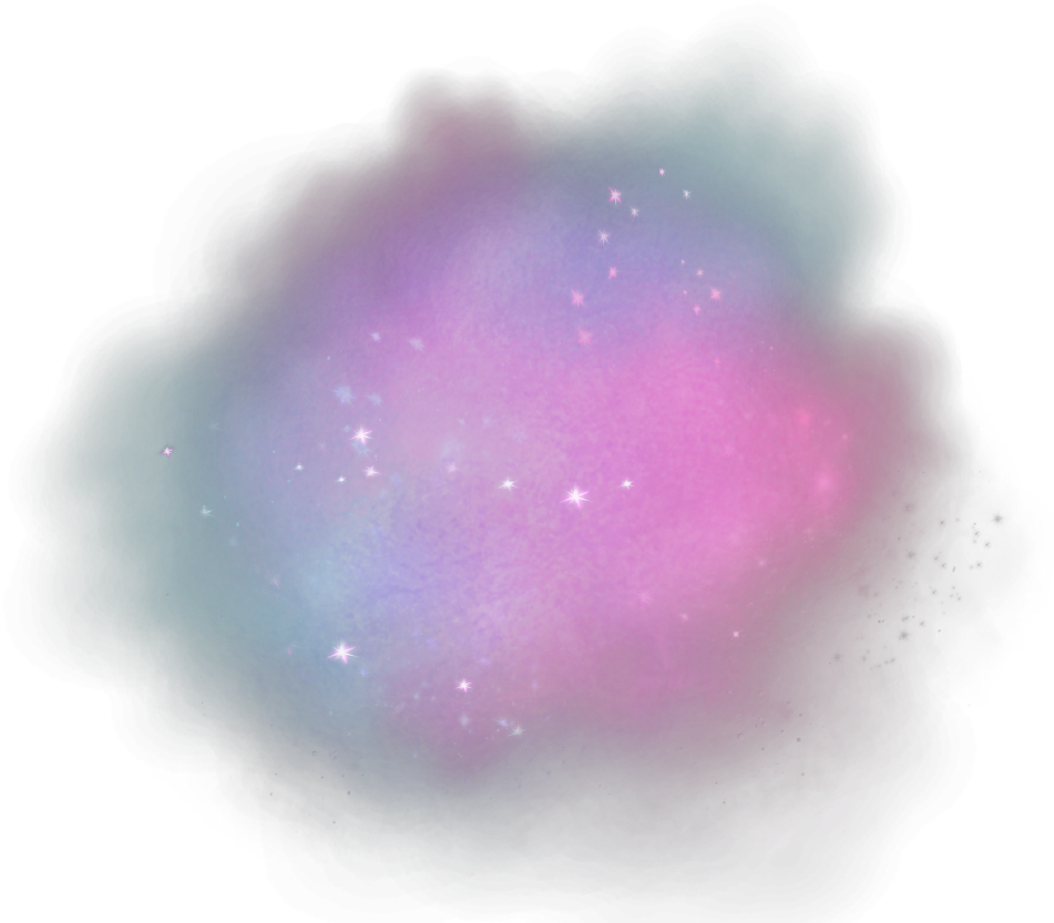 Cosmic Glitter Overlay PNG Image