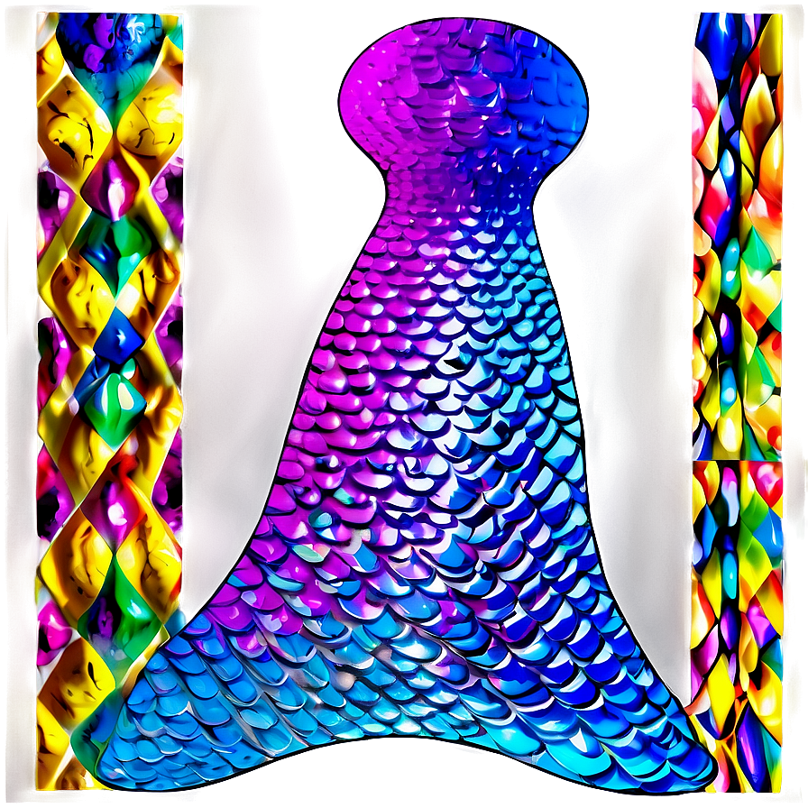 Cosmic Mermaid Scales Png Jch PNG Image