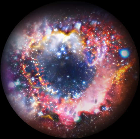 Cosmic_ Nebula_ Explosion PNG Image