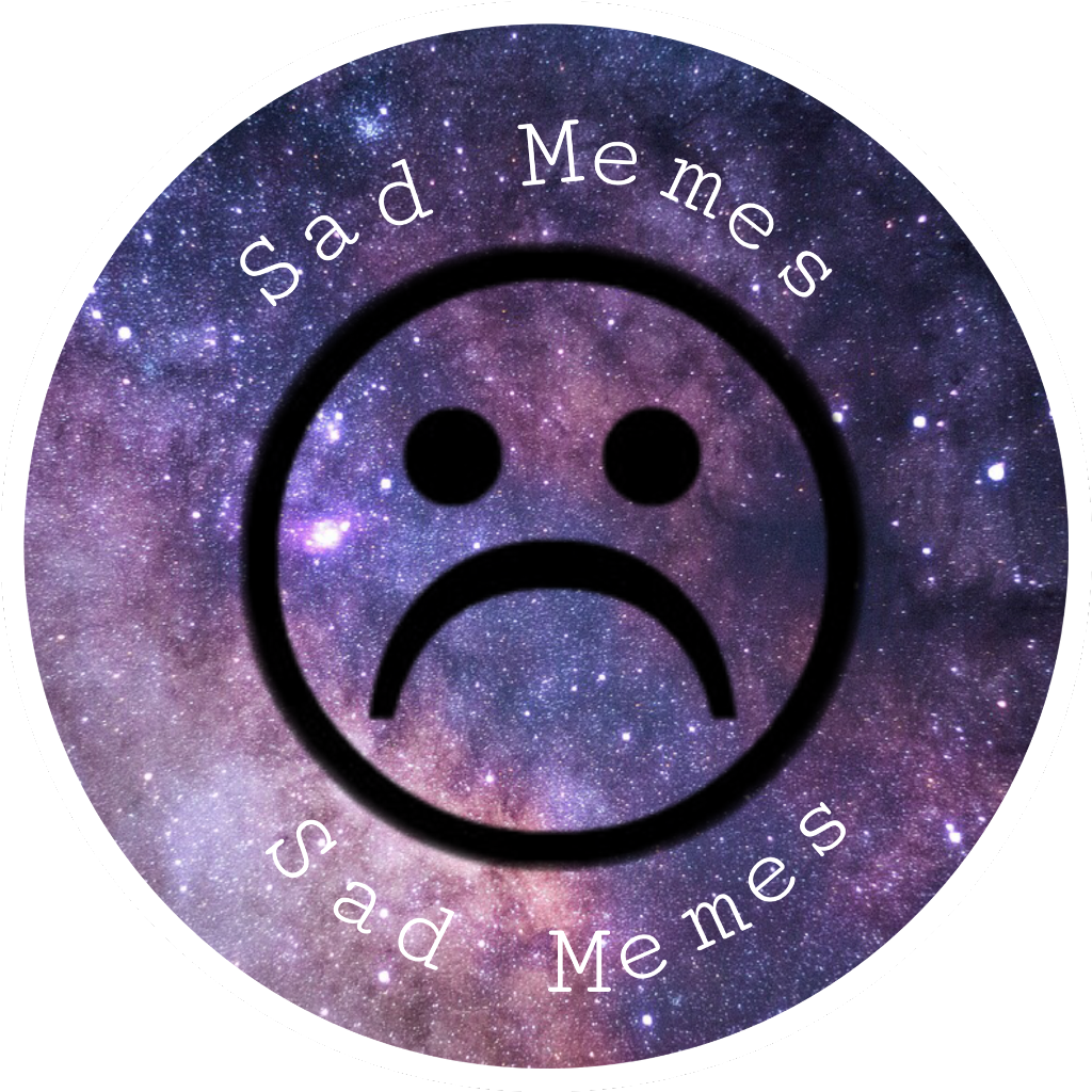 Cosmic Sad Meme Emoji.png PNG Image