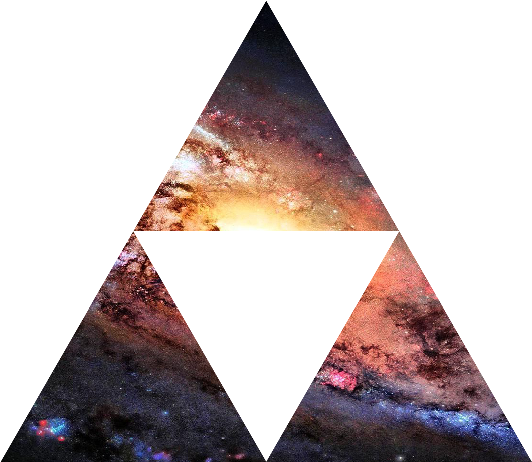 Cosmic_ Triforce_ Art.png PNG Image