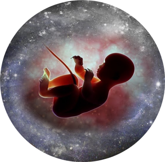 Cosmic Womb Universe Background PNG Image