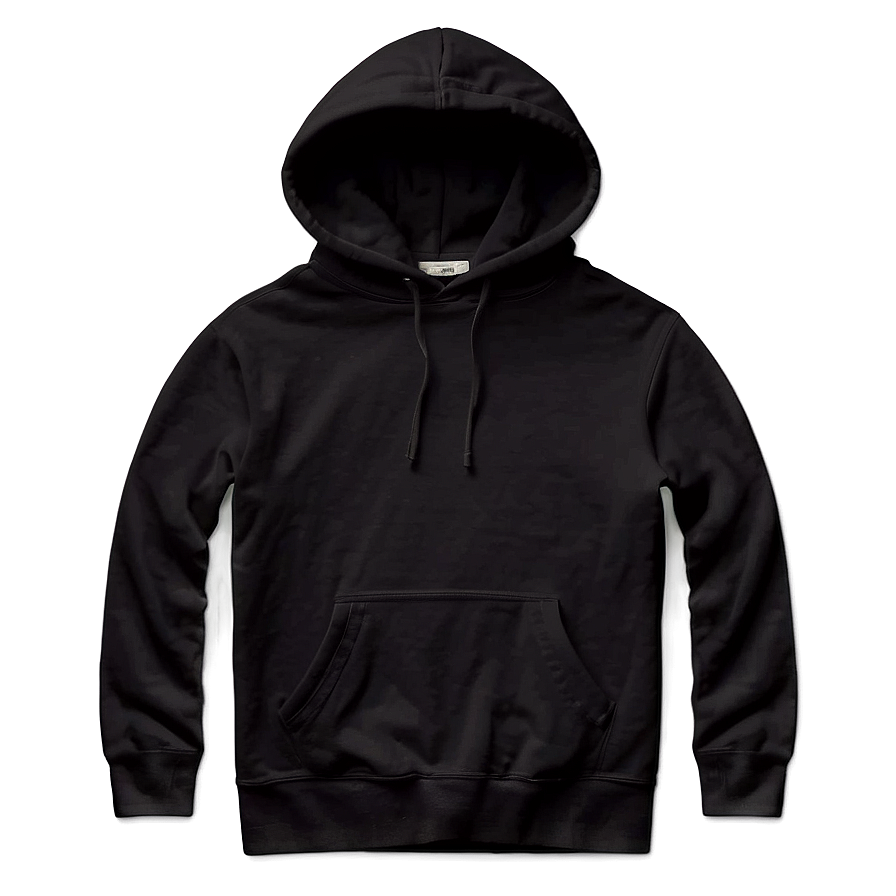 Cotton Black Hoodie Png 66 PNG Image