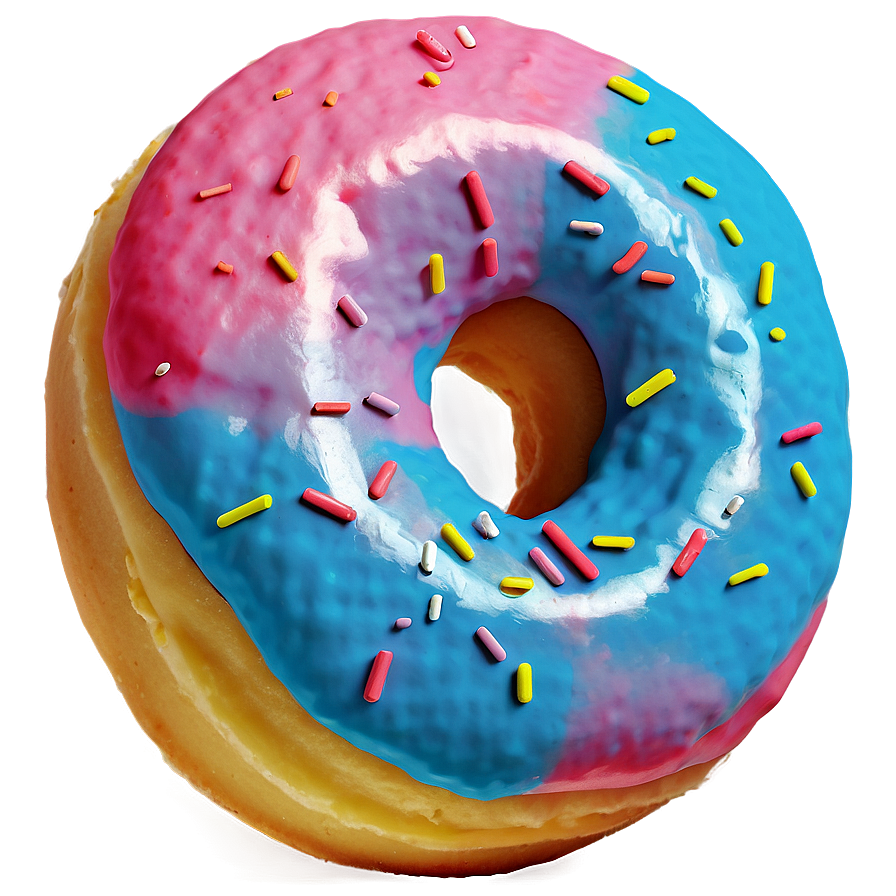 Cotton Candy Donut Png Sfv PNG Image