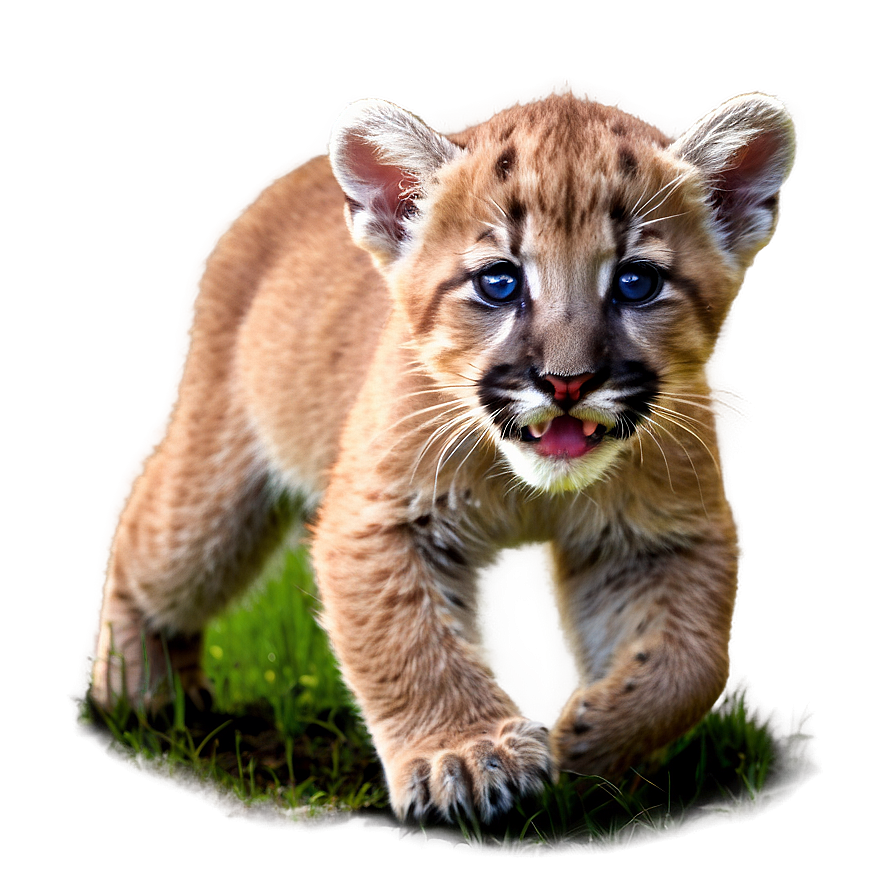 Cougar Cub Playing Png 80 PNG Image