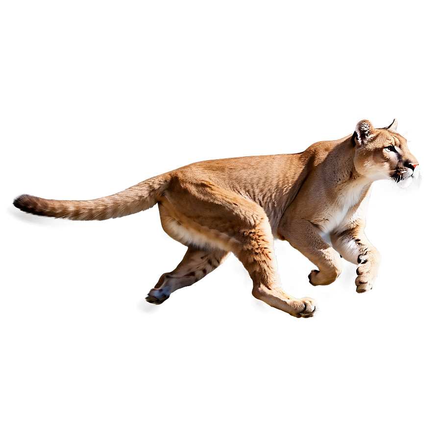 Cougar In Action Png Jov PNG Image