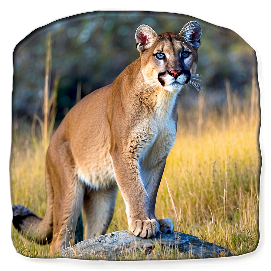 Cougar In Habitat Png 06202024 PNG Image