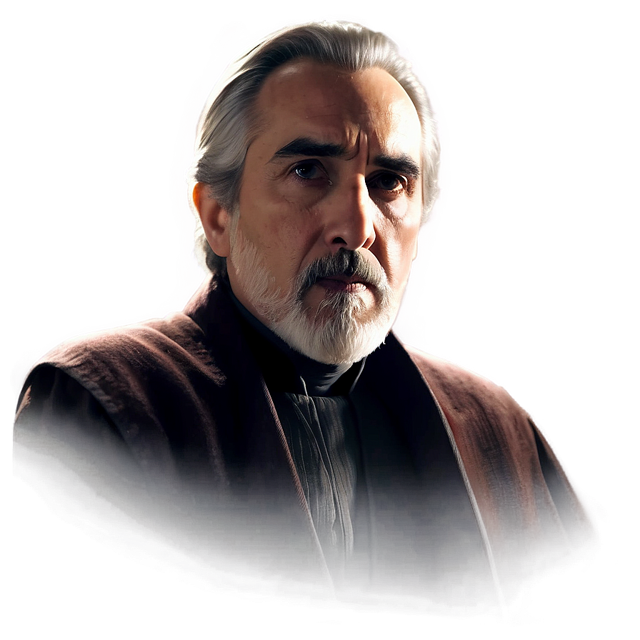 Count Dooku In Shadows Png Nts PNG Image