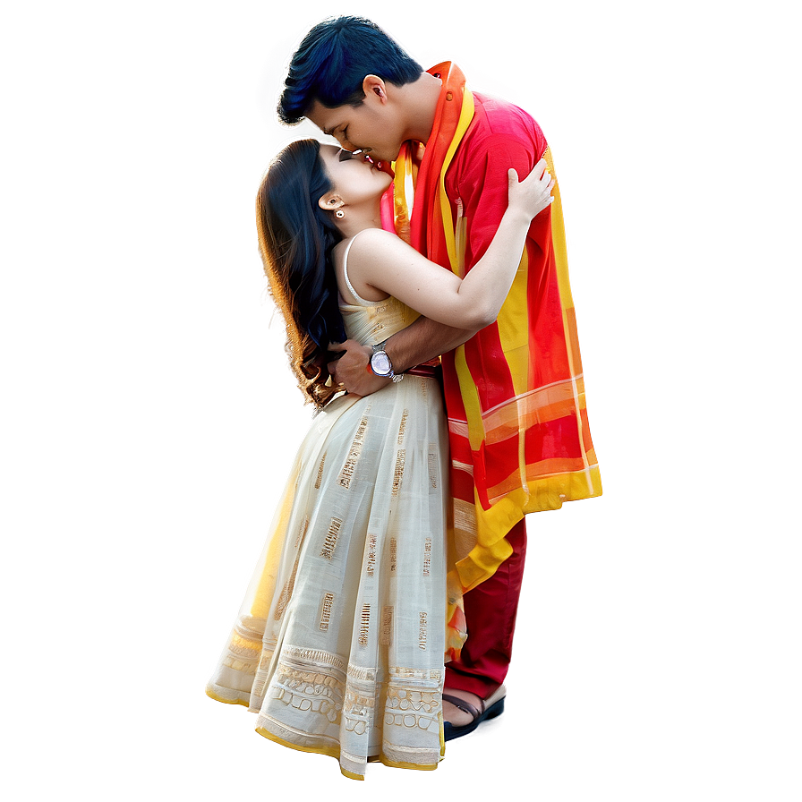 Couple Kiss Png Fde PNG Image