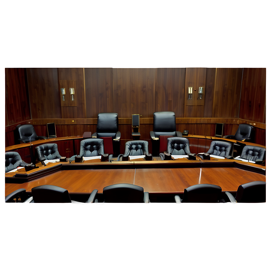 Courtroom Judicial Panel Png 54 PNG Image