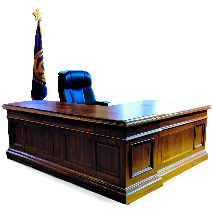 Courtroom Prosecutor Desk Png 06262024 PNG Image