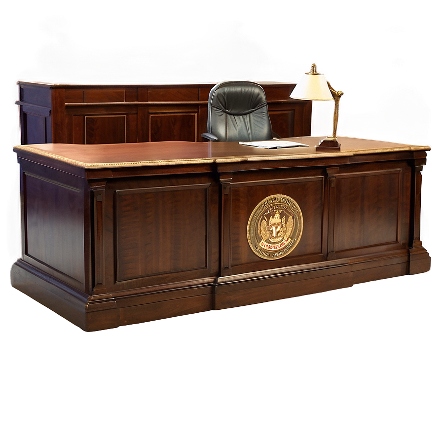 Courtroom Prosecutor Desk Png 06262024 PNG Image