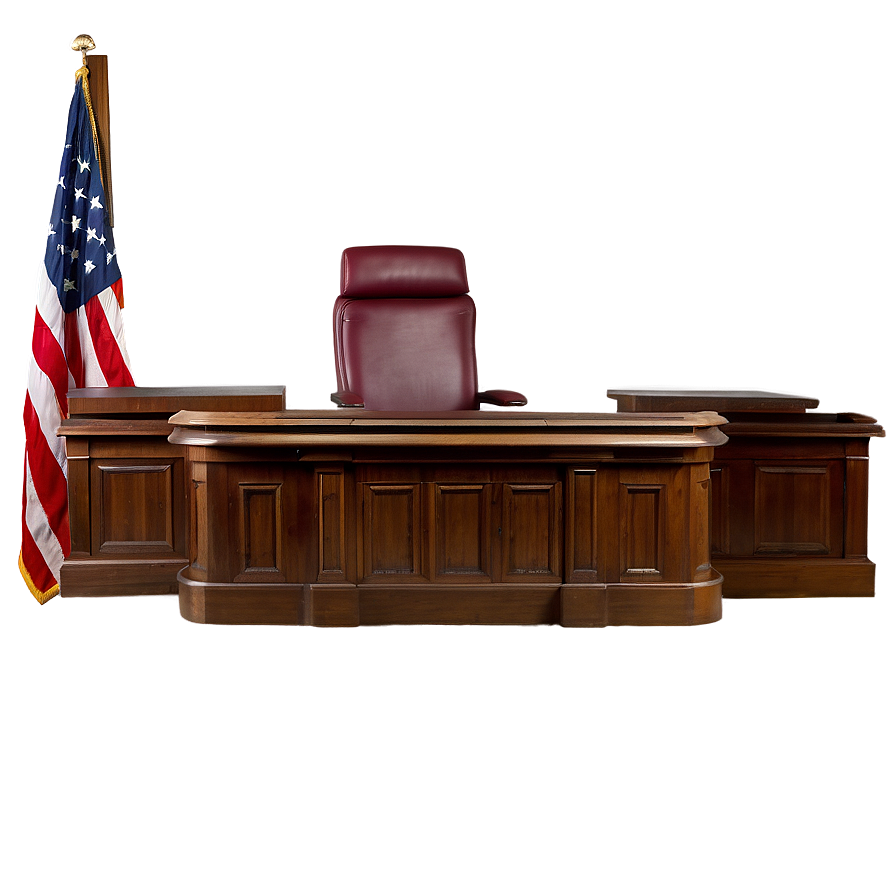 Courtroom Prosecutor Desk Png Xld PNG Image