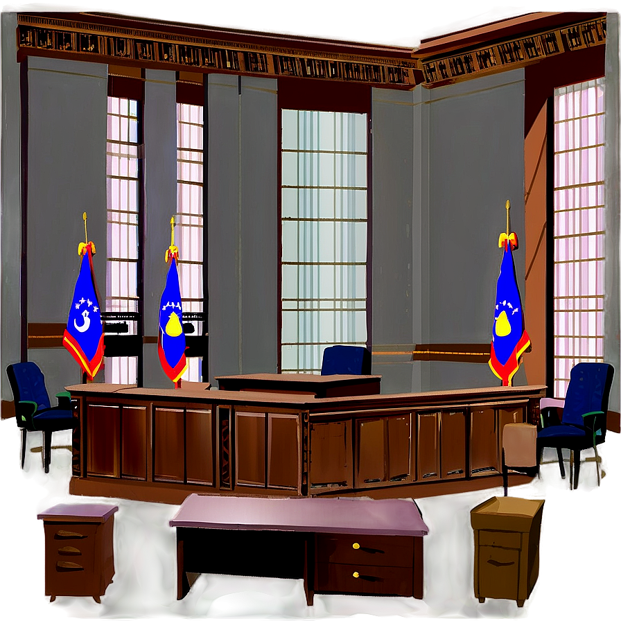 Courtroom Scene Png Cox PNG Image